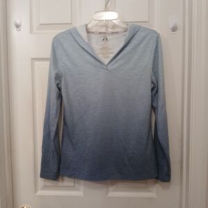 Off Trail Hoodie T-Shirt Women's Size SP Blue